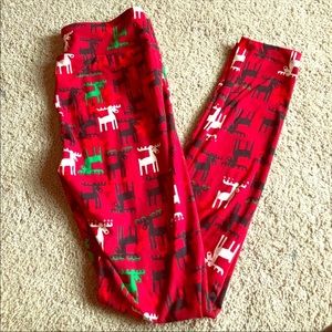 NWOT Lularoe Christmas Leggings